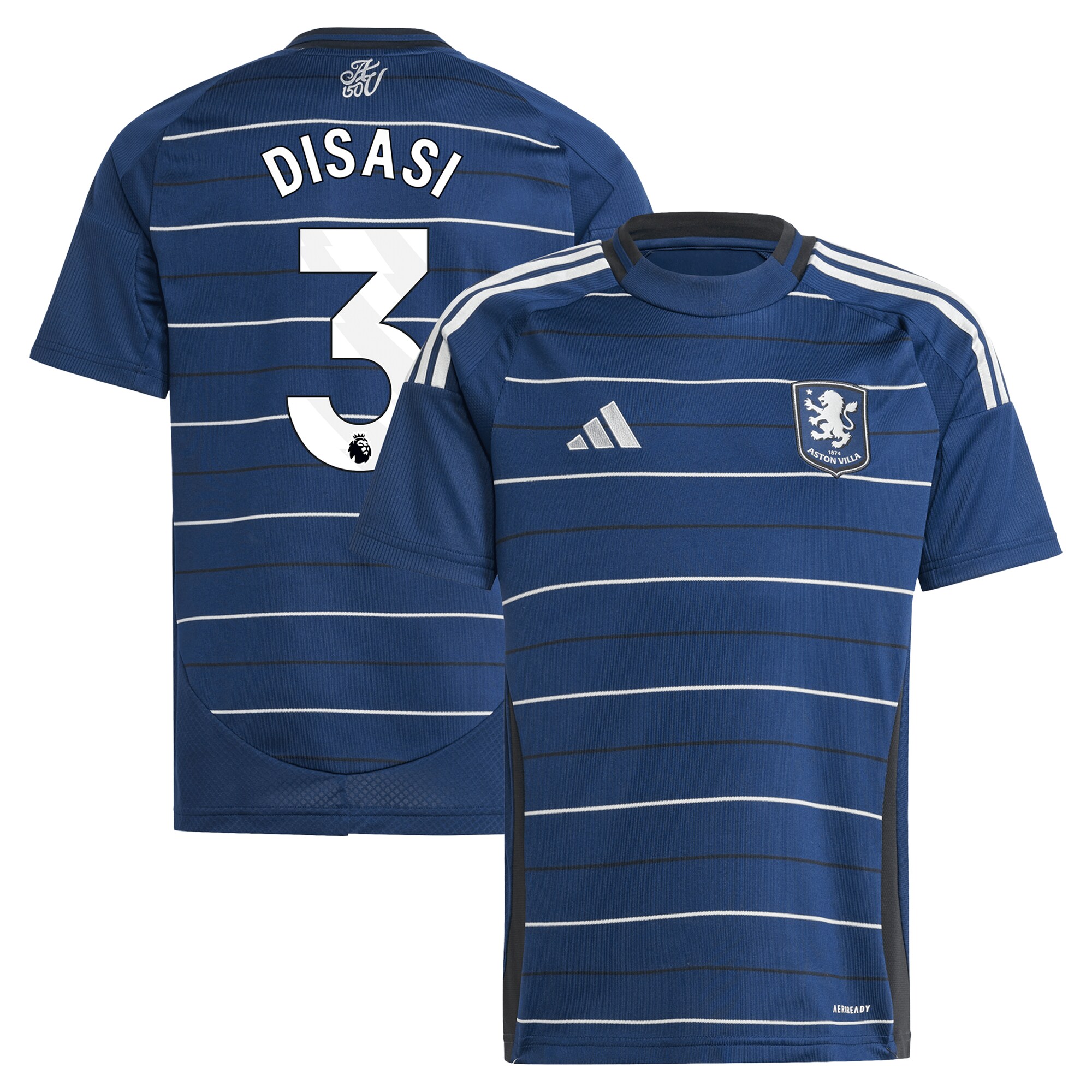 aston villa adidas third shirt 2024-25 – kids with disasi 3 printing Collection | Official Aston Villa Kits for Fans