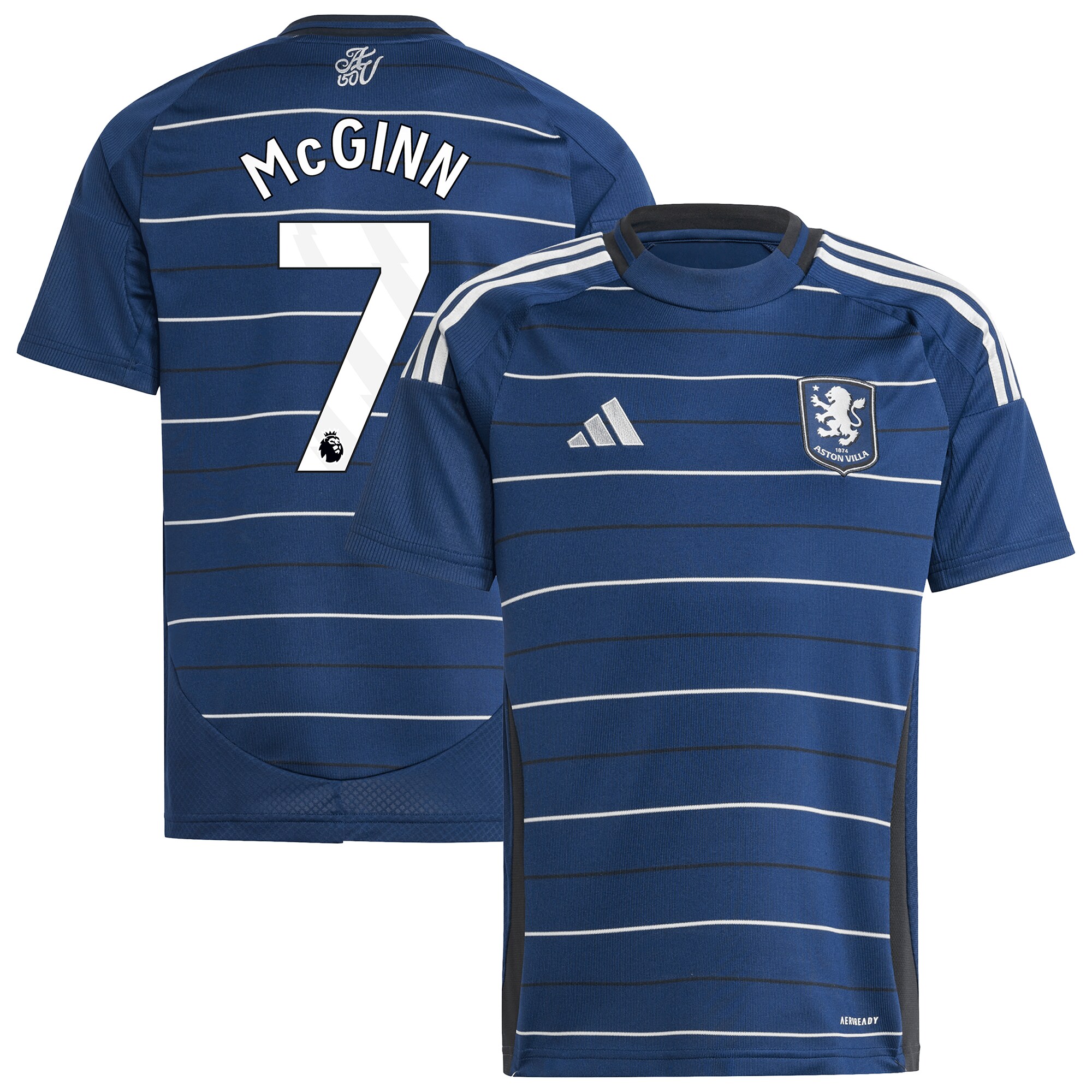 aston villa adidas third shirt 2024-25 – kids with mcginn 7 printing Collection | Official Aston Villa Kits for Fans