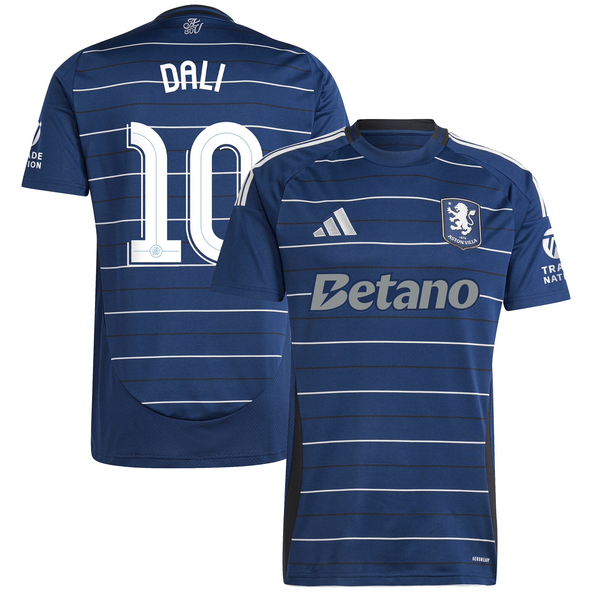 aston villa adidas third shirt 2024-25 with dali 10 cup printing Collection | Official Aston Villa Kits for Fans