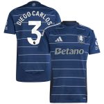 aston villa adidas third shirt 2024-25 with diego carlos 3 printing Collection | Official Aston Villa Kits for Fans