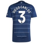 aston villa adidas third shirt 2024-25 with diego carlos 3 printing Collection | Official Aston Villa Kits for Fans