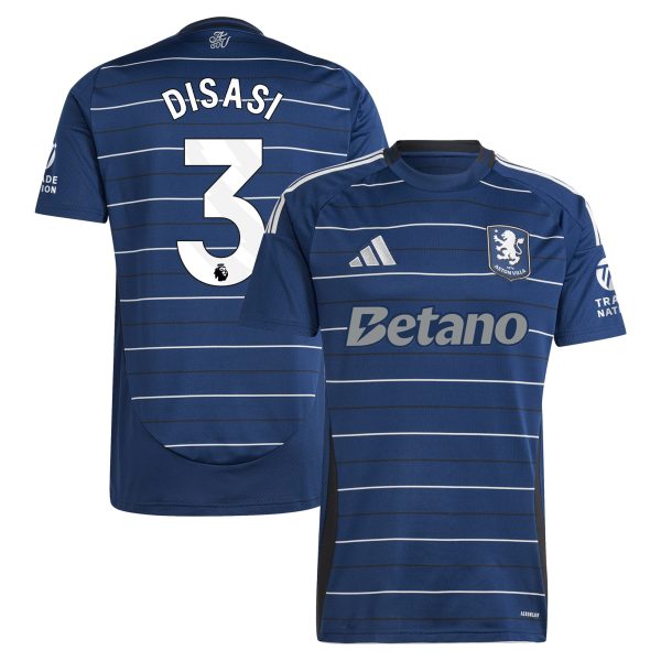 aston villa adidas third shirt 2024-25 with disasi 3 printing Collection | Official Aston Villa Kits for Fans
