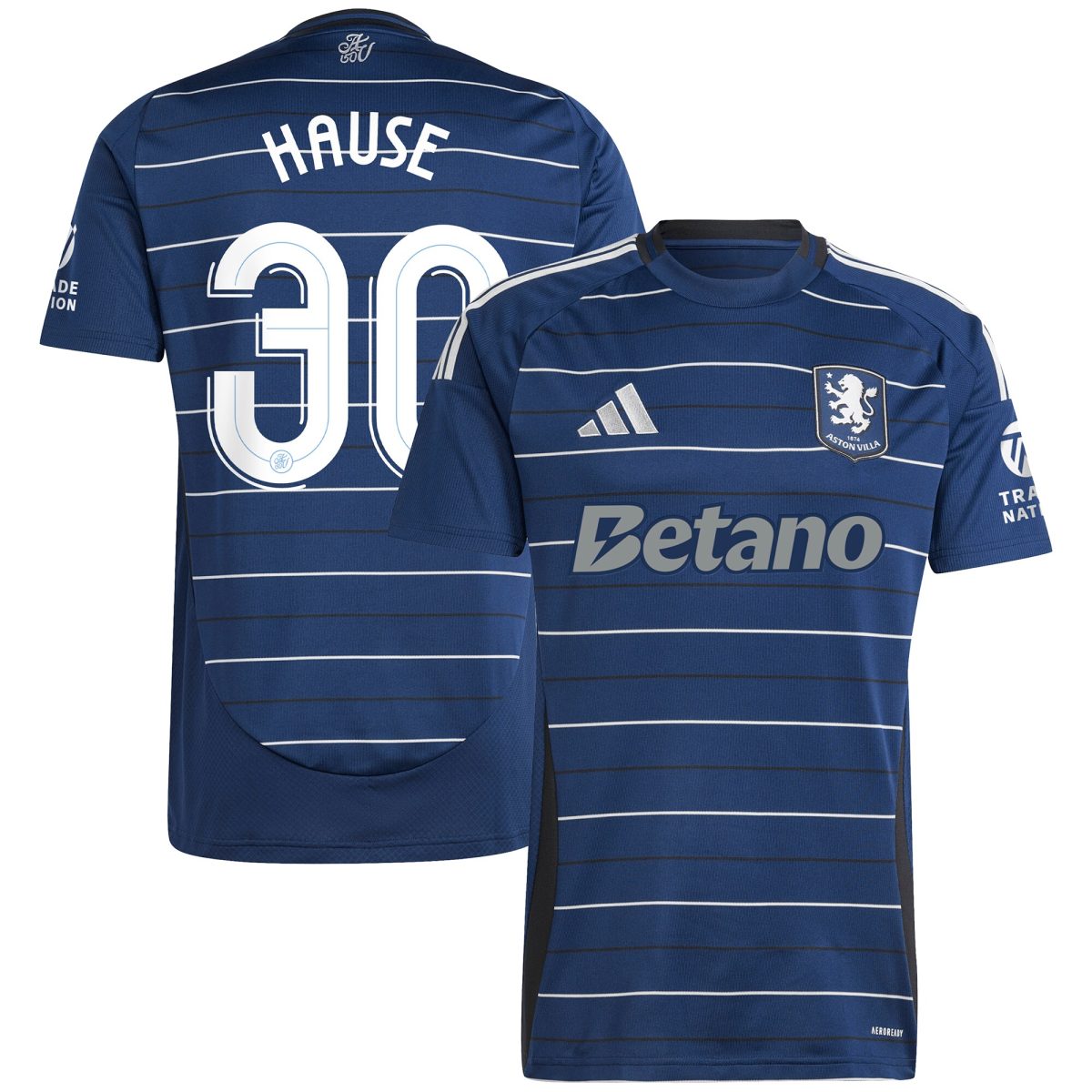 aston villa adidas third shirt 2024-25 with hause 30 cup printing Collection | Official Aston Villa Kits for Fans