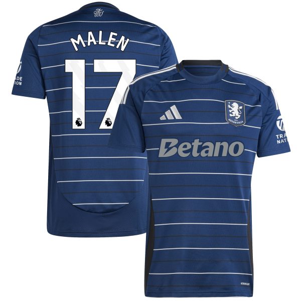 aston villa adidas third shirt 2024-25 with malen 17 printing Collection | Official Aston Villa Kits for Fans