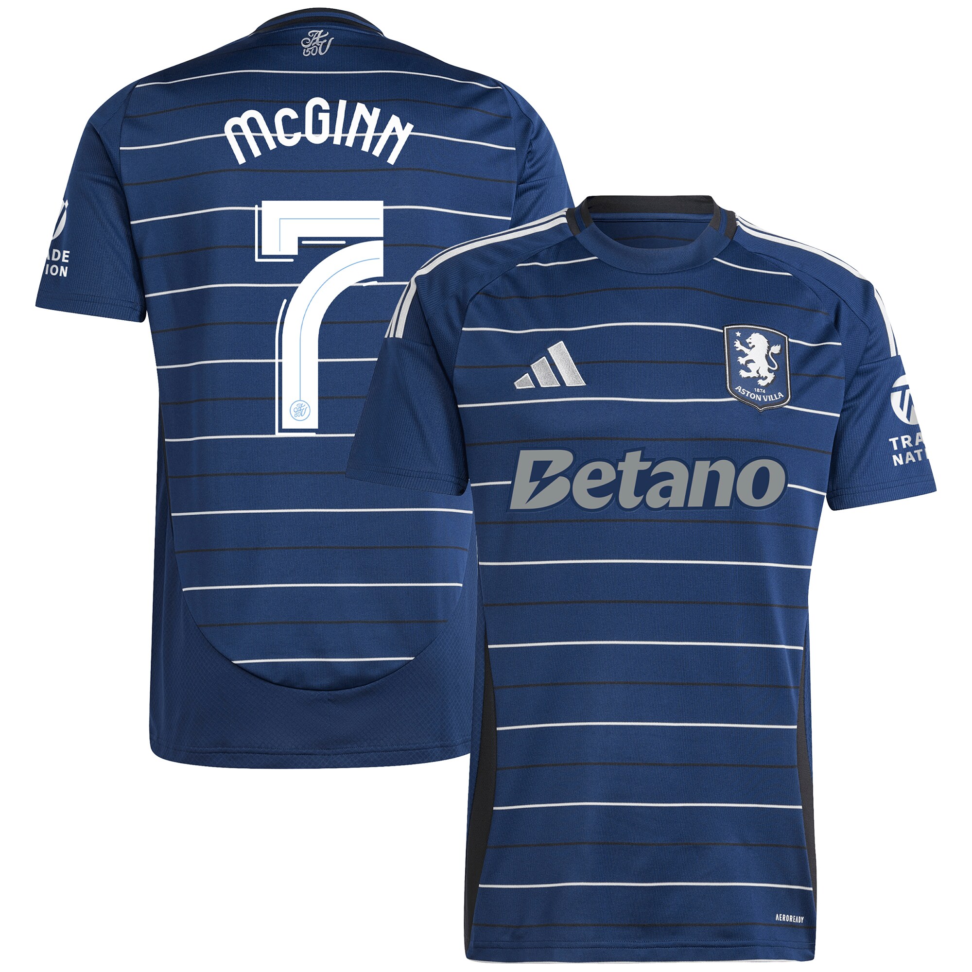 aston villa adidas third shirt 2024-25 with mcginn 7 cup printing Collection | Official Aston Villa Kits for Fans