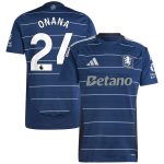 aston villa adidas third shirt 2024-25 with onana 24 printing Collection | Official Aston Villa Kits for Fans