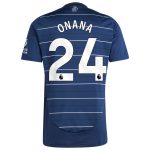 aston villa adidas third shirt 2024-25 with onana 24 printing Collection | Official Aston Villa Kits for Fans