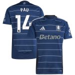 aston villa adidas third shirt 2024-25 with pau 14 printing Collection | Official Aston Villa Kits for Fans