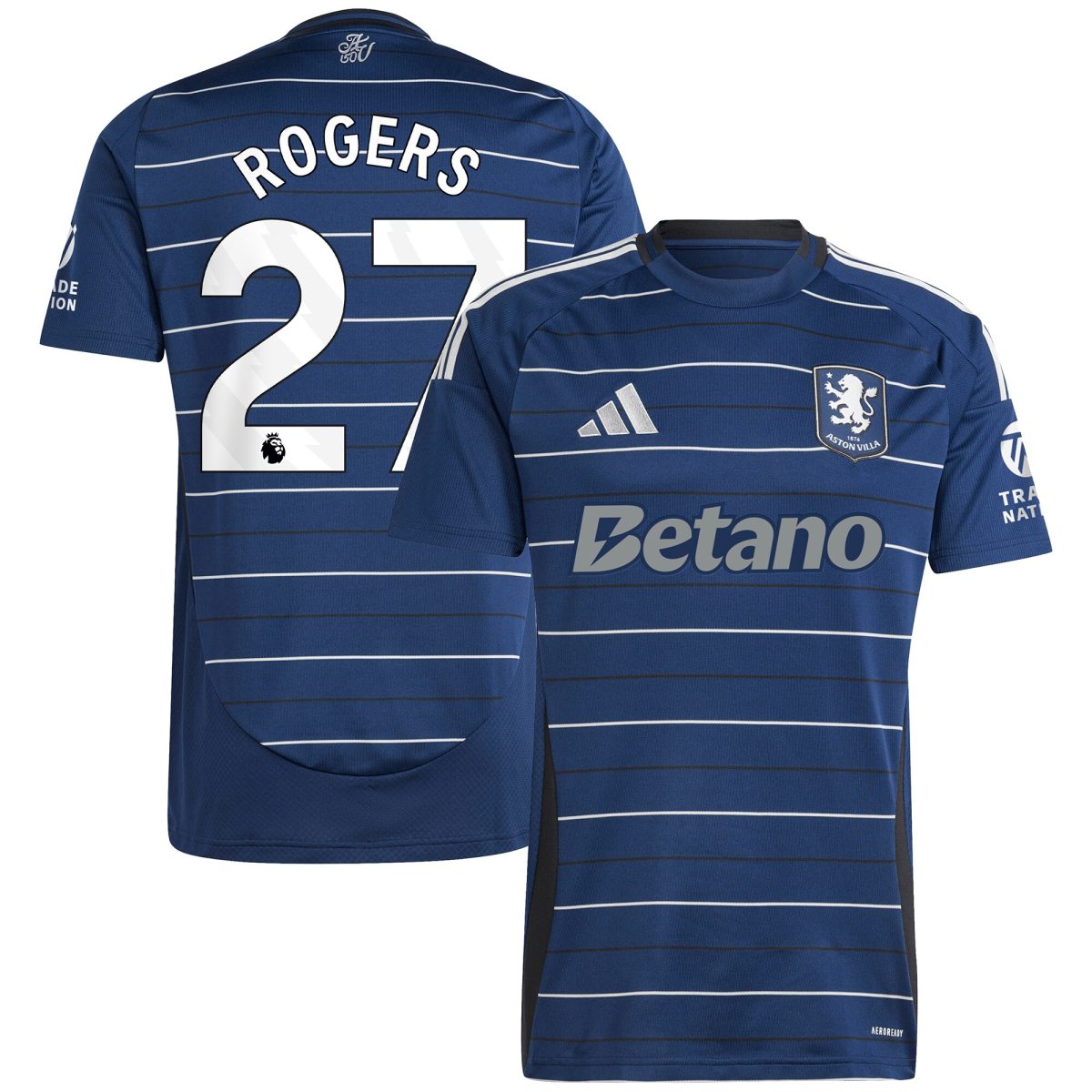 aston villa adidas third shirt 2024-25 with rogers 27 printing Collection | Official Aston Villa Kits for Fans