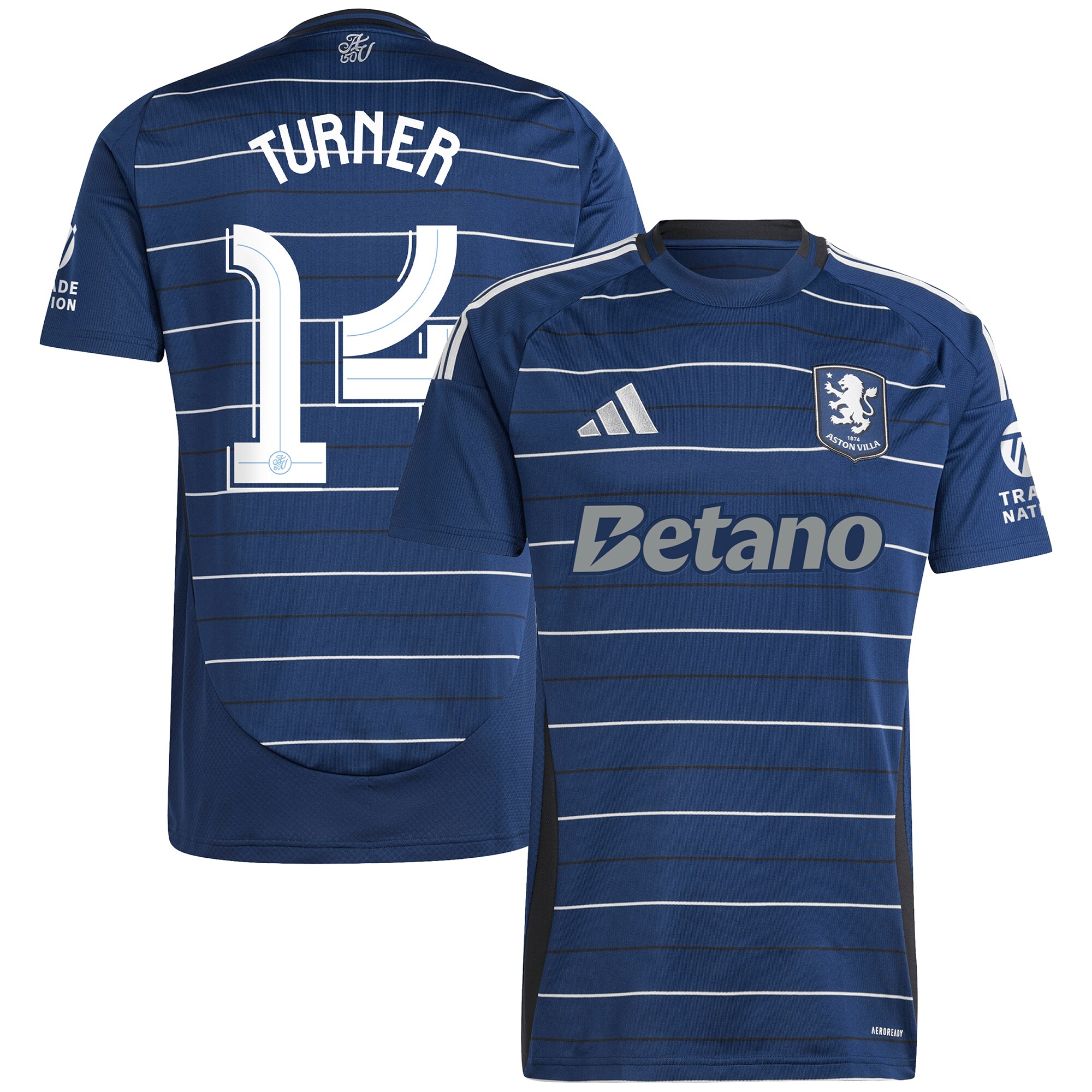 aston villa adidas third shirt 2024-25 with turner 14 cup printing Collection | Official Aston Villa Kits for Fans