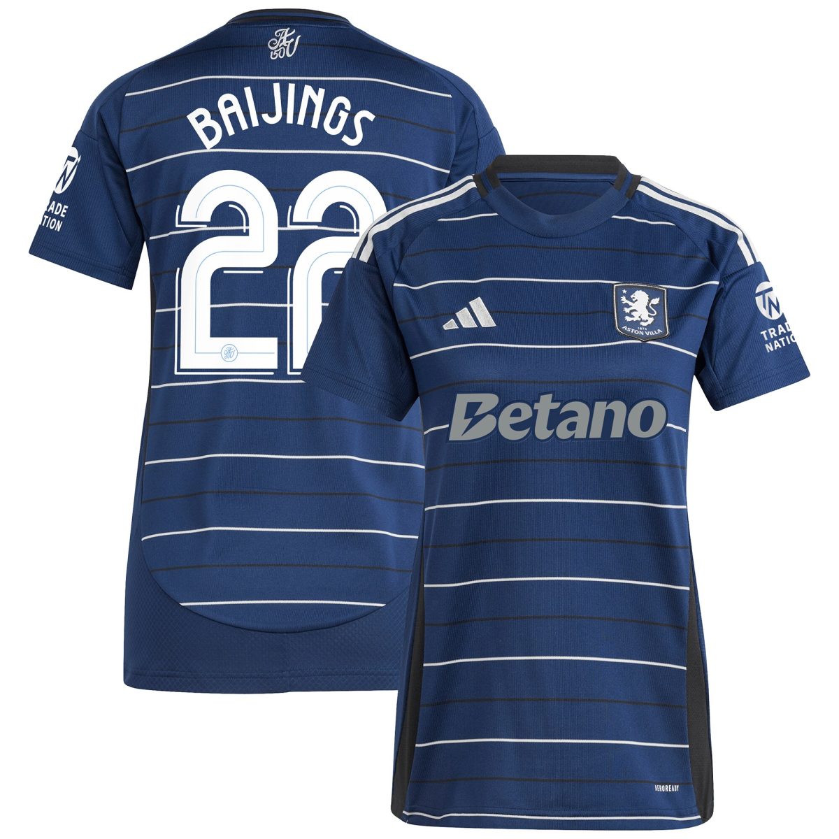 aston villa adidas third shirt 2024-25 – womens with baijings 22 cup printing Collection | Official Aston Villa Kits for Fans