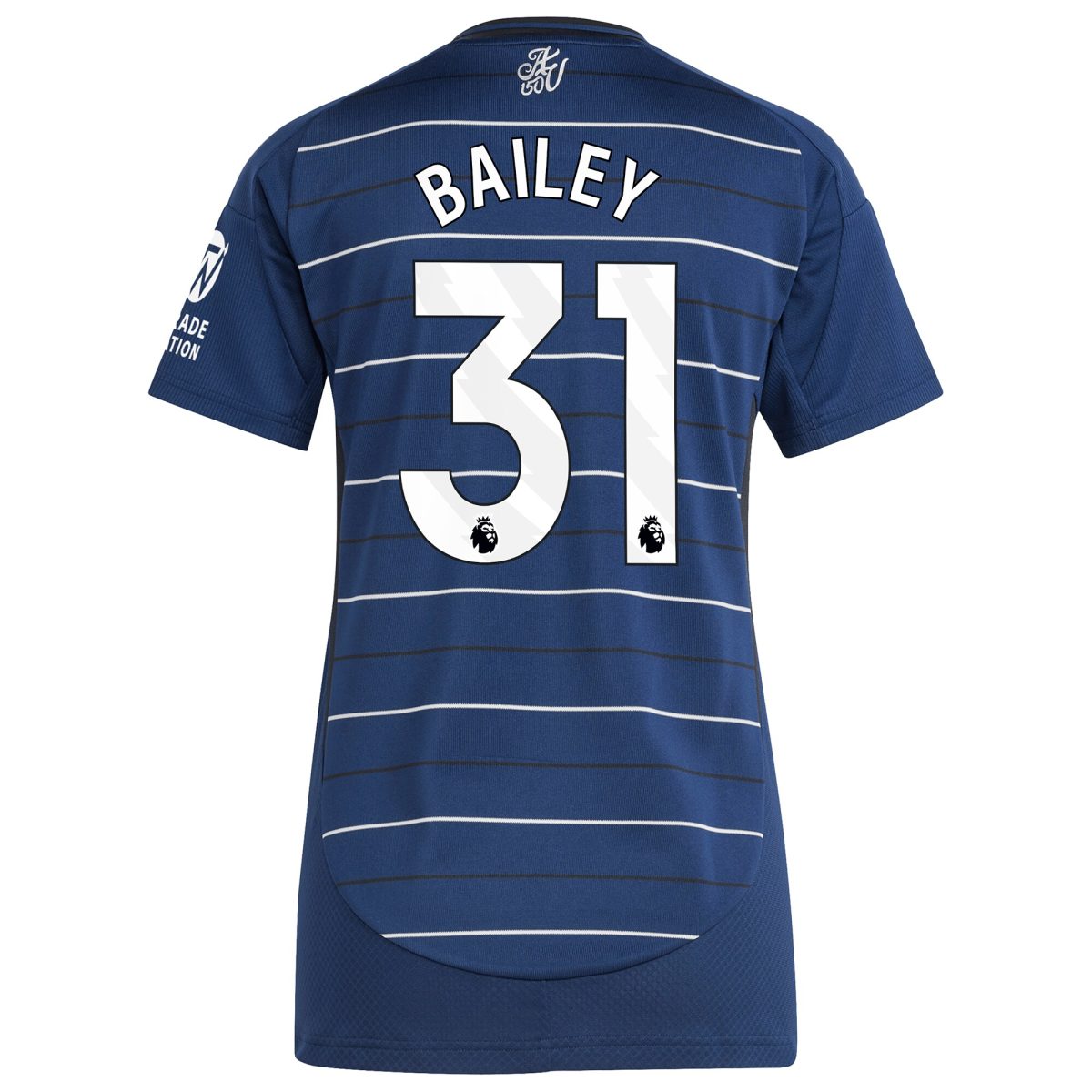 aston villa adidas third shirt 2024-25 – womens with bailey 31 printing Collection | Official Aston Villa Kits for Fans
