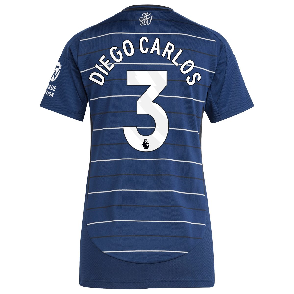 aston villa adidas third shirt 2024-25 – womens with diego carlos 3 printing Collection | Official Aston Villa Kits for Fans