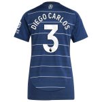 aston villa adidas third shirt 2024-25 – womens with diego carlos 3 printing Collection | Official Aston Villa Kits for Fans