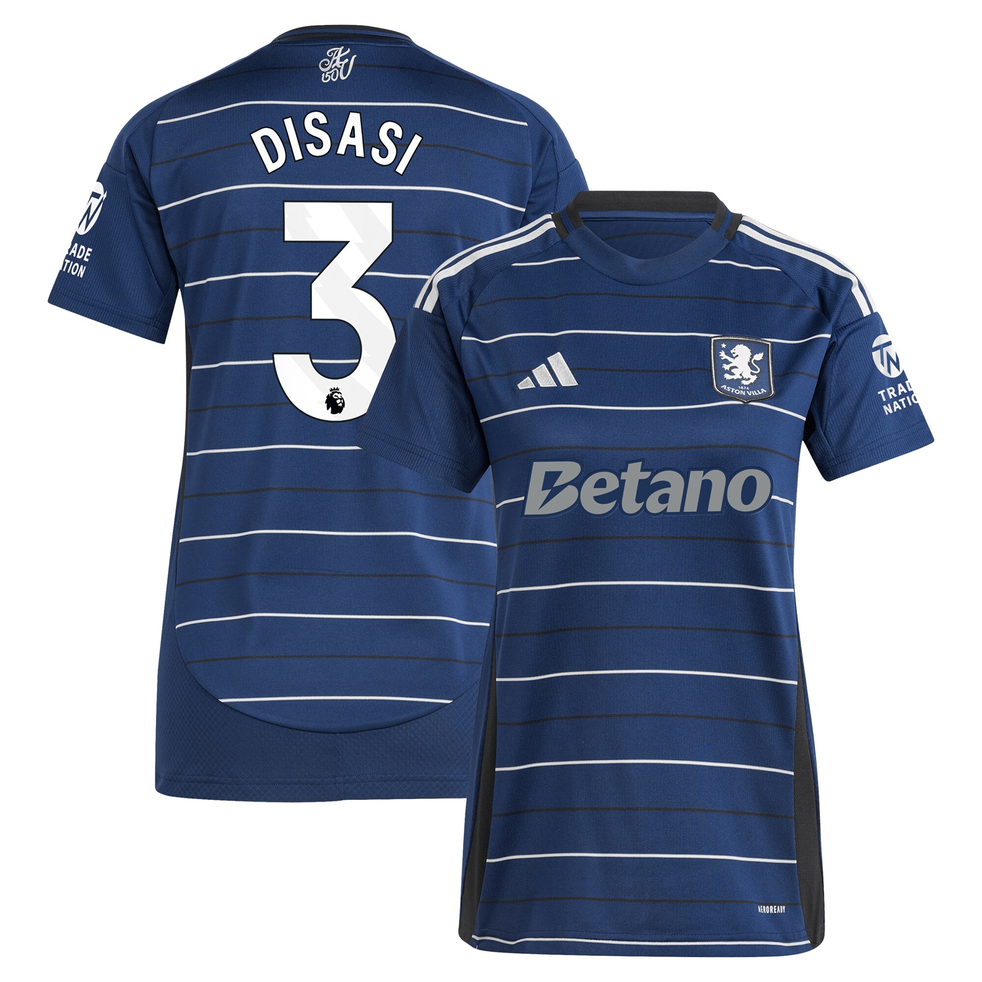 aston villa adidas third shirt 2024-25 – womens with disasi 3 printing Collection | Official Aston Villa Kits for Fans