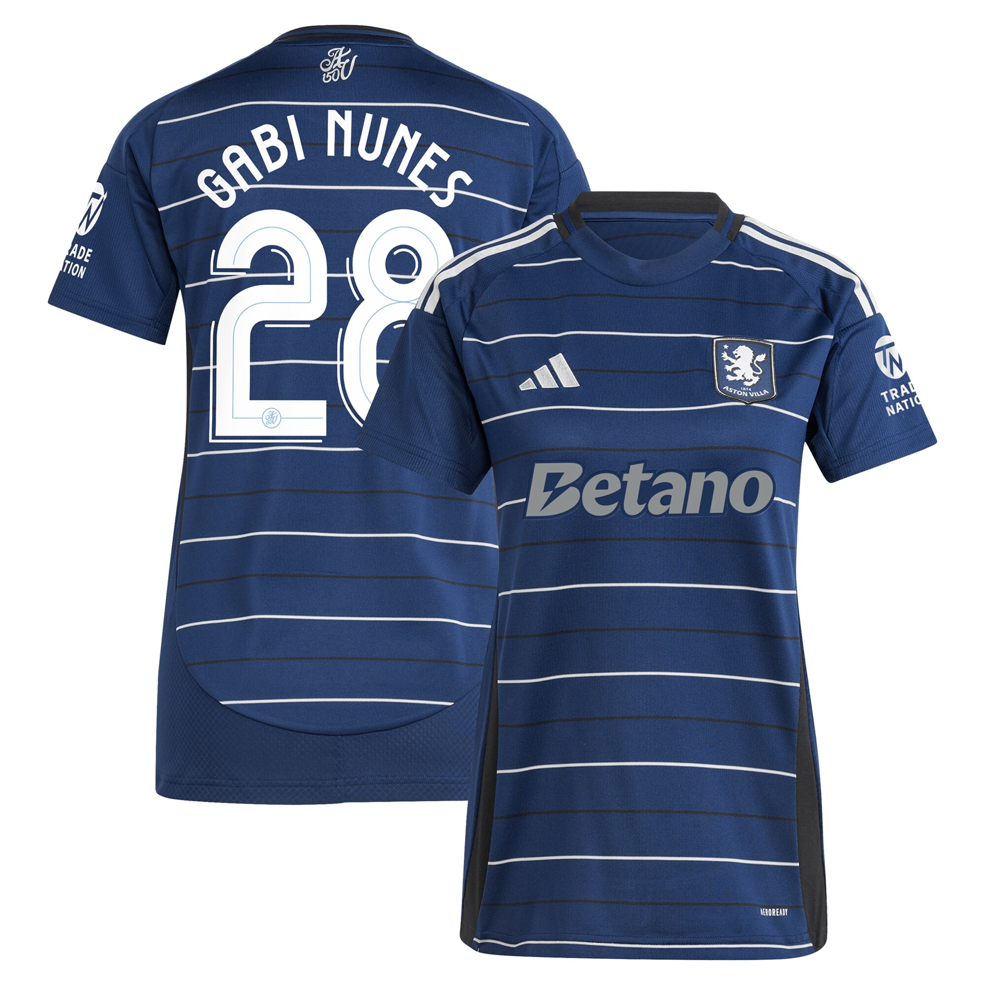 aston villa adidas third shirt 2024-25 – womens with gabi nunes 28 cup printing Collection | Official Aston Villa Kits for Fans