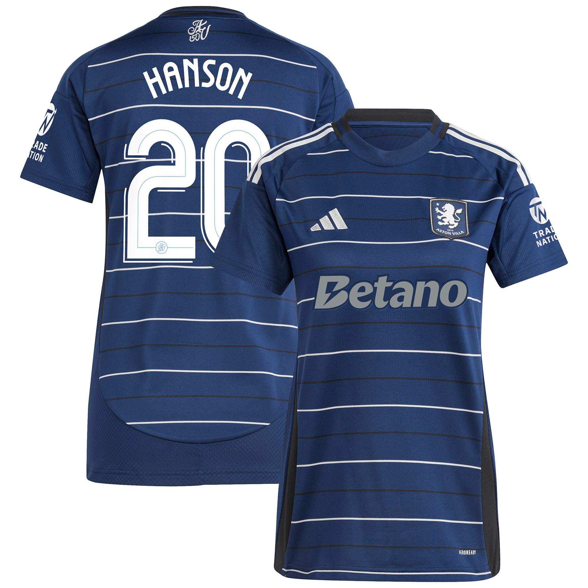 aston villa adidas third shirt 2024-25 – womens with hanson 20 cup printing Collection | Official Aston Villa Kits for Fans
