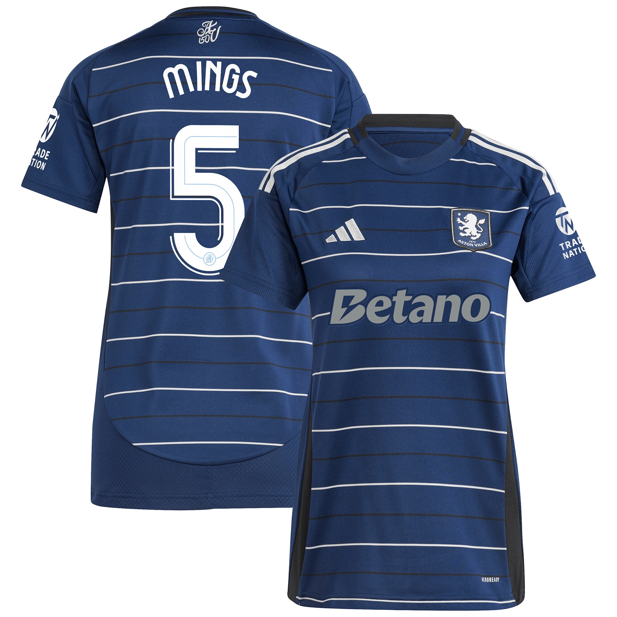 aston villa adidas third shirt 2024-25 – womens with mings 5 cup printing Collection | Official Aston Villa Kits for Fans
