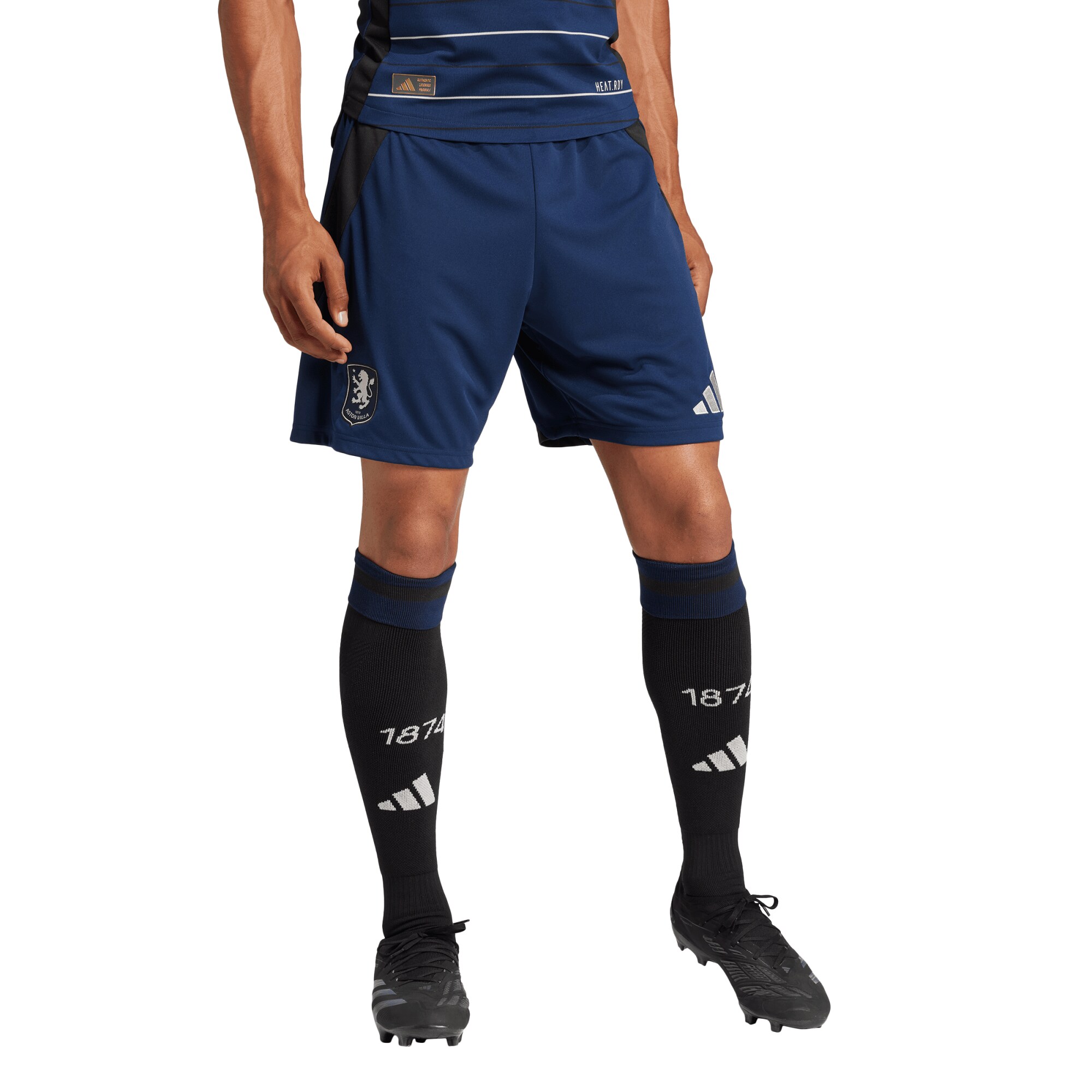 aston villa adidas third shorts 2024-25 with custom printing Collection | Official Aston Villa Kits for Fans