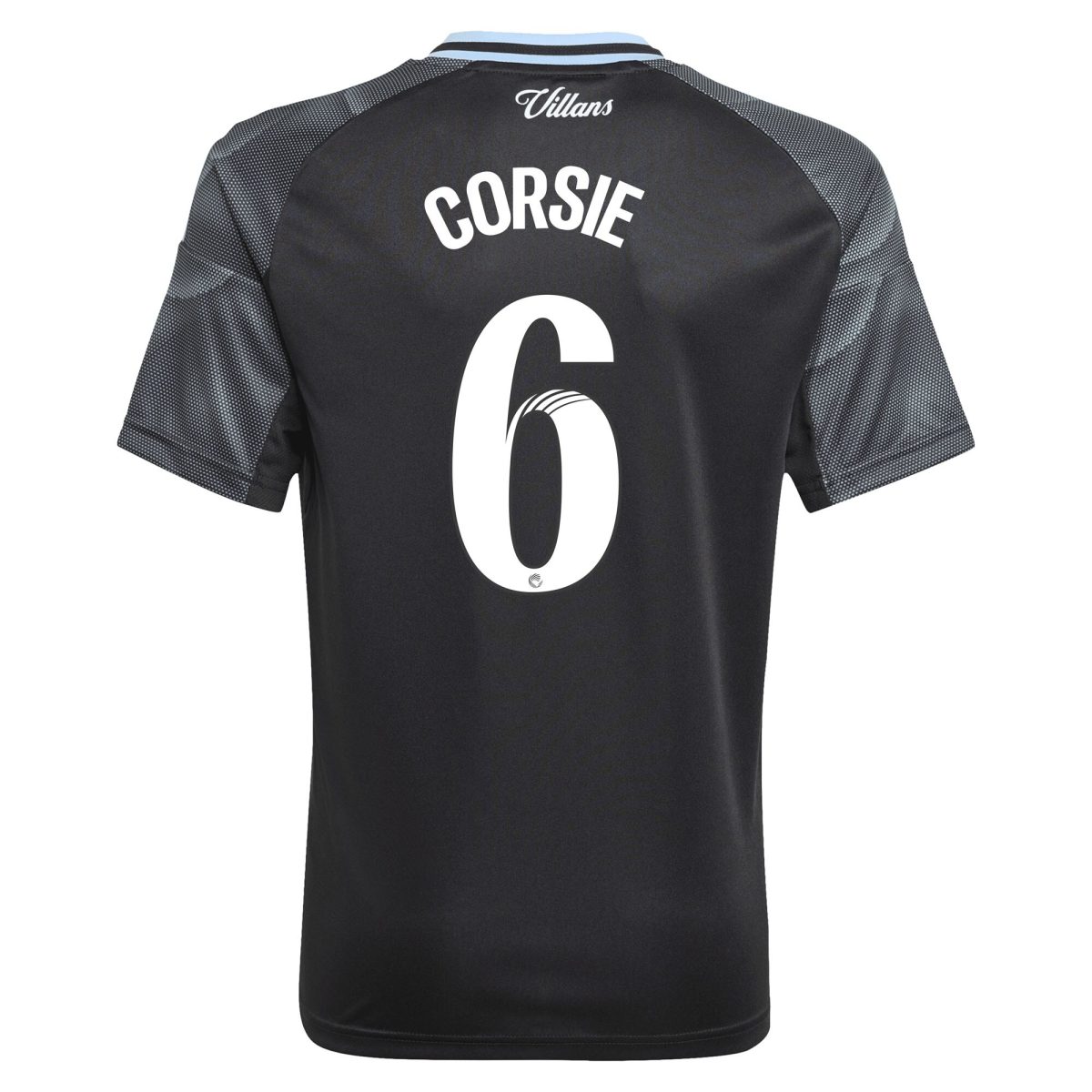 aston villa adidas wsl away shirt 2025-26 – kids with corsie 6 printing Collection | Official Aston Villa Kits for Fans