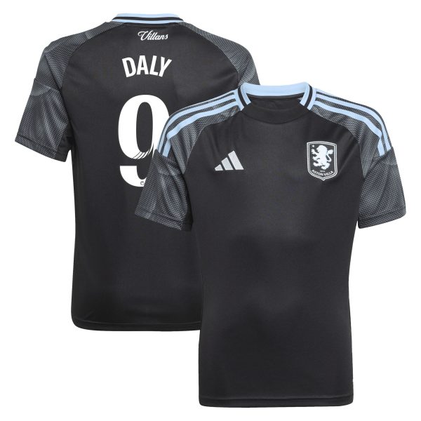 aston villa adidas wsl away shirt 2025-26 – kids with daly 9 printing Collection | Official Aston Villa Kits for Fans