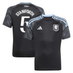 aston villa adidas wsl away shirt 2025-26 – kids with staniforth 5 printing Collection | Official Aston Villa Kits for Fans