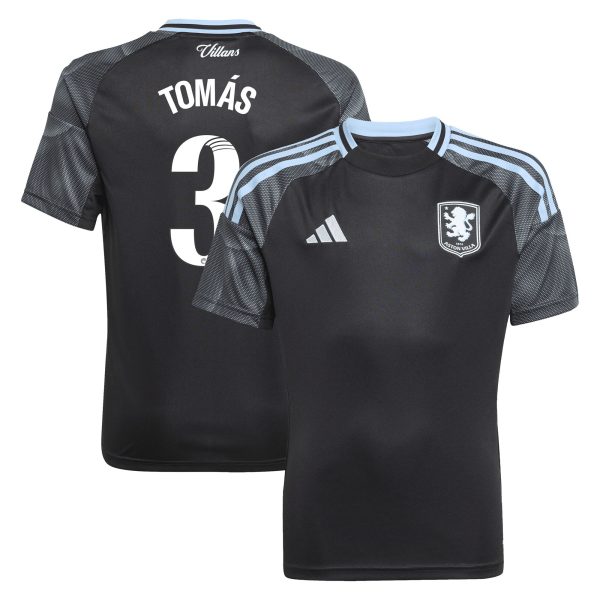 aston villa adidas wsl away shirt 2025-26 – kids with tomás 3 printing Collection | Official Aston Villa Kits for Fans