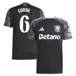 aston villa adidas wsl away shirt 2025-26 with corsie 6 printing Collection | Official Aston Villa Kits for Fans
