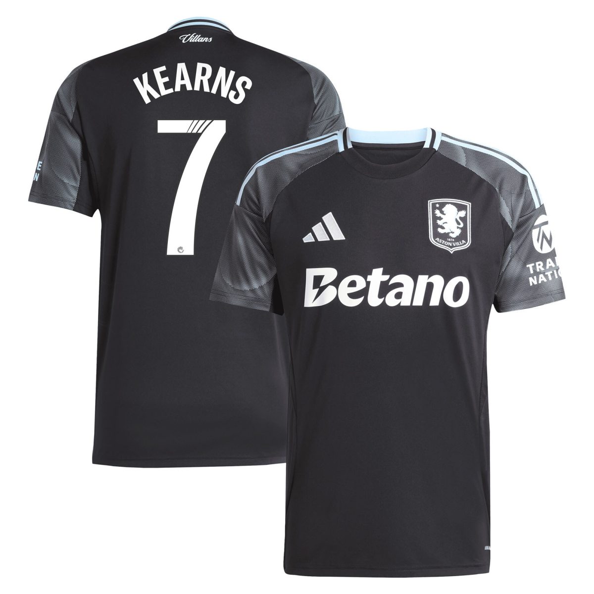 aston villa adidas wsl away shirt 2025-26 with kearns 7 printing Collection | Official Aston Villa Kits for Fans