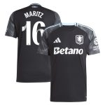 aston villa adidas wsl away shirt 2025-26 with maritz 16 printing Collection | Official Aston Villa Kits for Fans