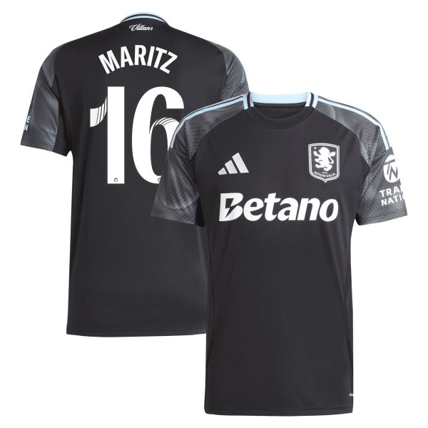 aston villa adidas wsl away shirt 2025-26 with maritz 16 printing Collection | Official Aston Villa Kits for Fans
