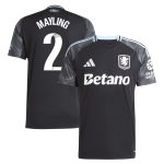 aston villa adidas wsl away shirt 2025-26 with mayling 2 printing Collection | Official Aston Villa Kits for Fans