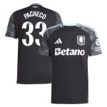 aston villa adidas wsl away shirt 2025-26 with pacheco 33 printing Collection | Official Aston Villa Kits for Fans