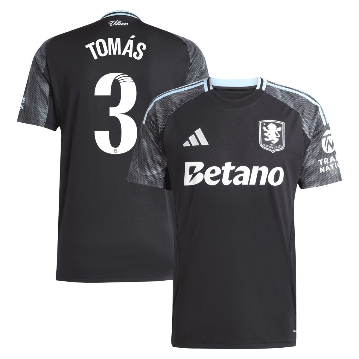 aston villa adidas wsl away shirt 2025-26 with tomás 3 printing Collection | Official Aston Villa Kits for Fans