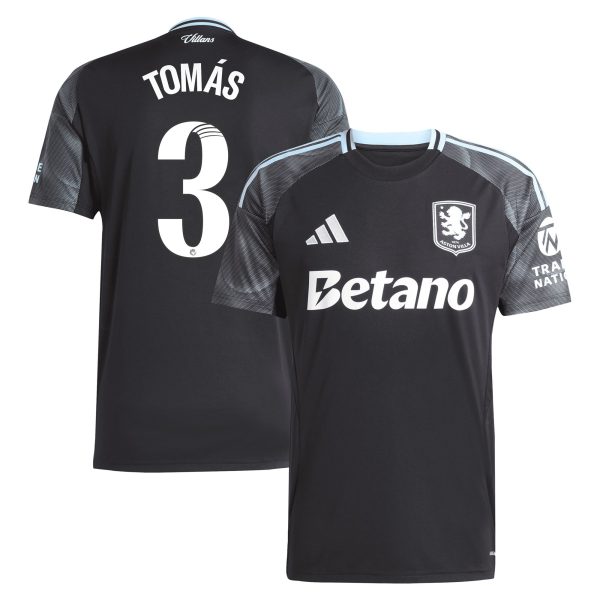 aston villa adidas wsl away shirt 2025-26 with tomás 3 printing Collection | Official Aston Villa Kits for Fans