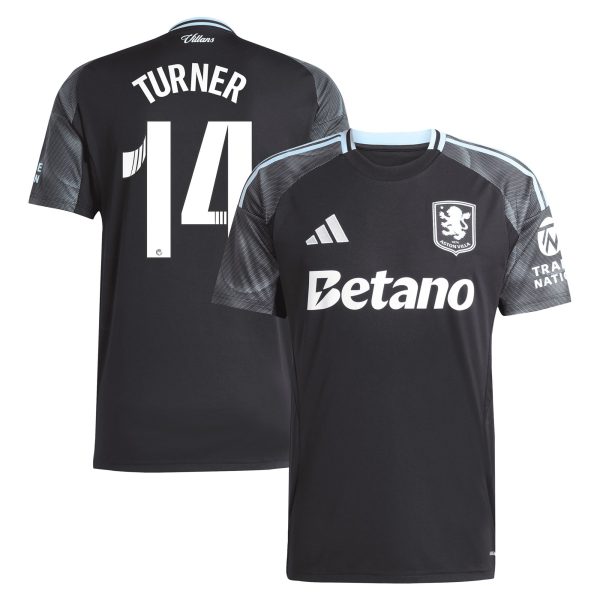 aston villa adidas wsl away shirt 2025-26 with turner 14 printing Collection | Official Aston Villa Kits for Fans