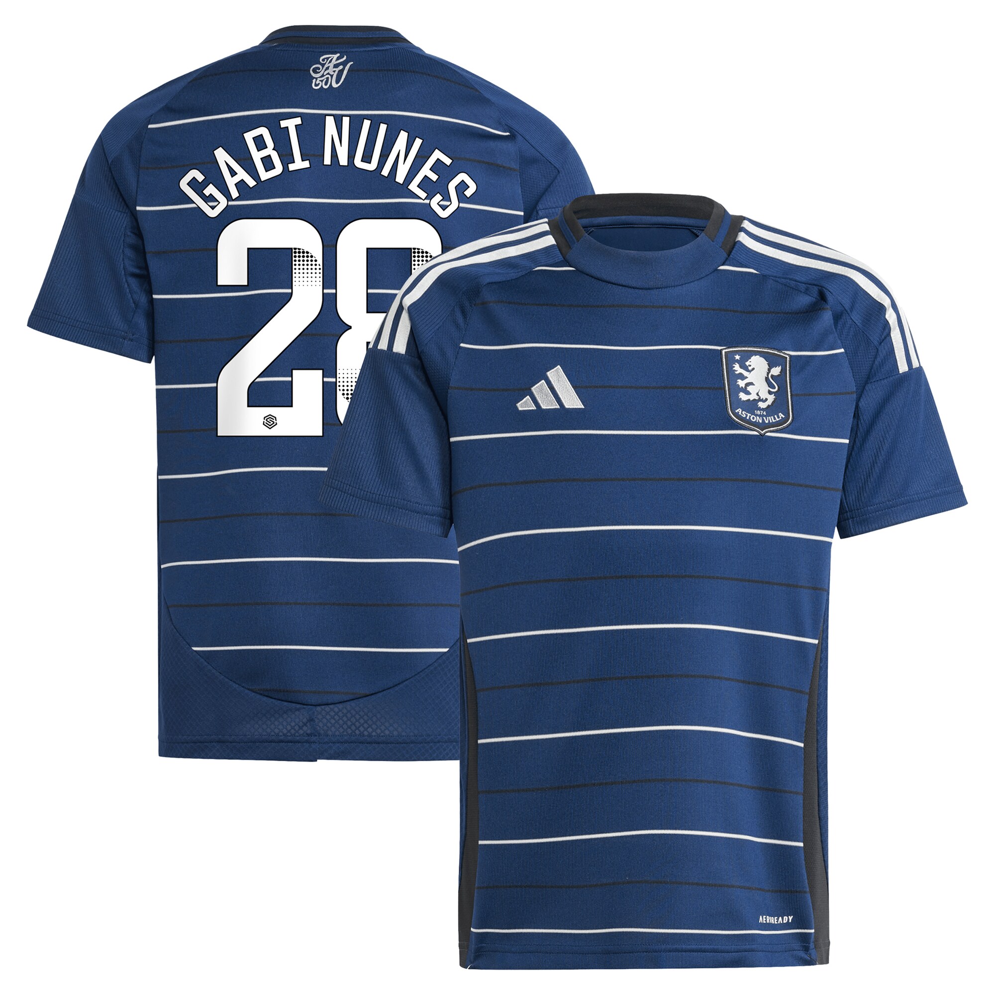 aston villa adidas wsl third shirt 2024-25 – kids with gabi nunes 28 printing Collection | Official Aston Villa Kits for Fans