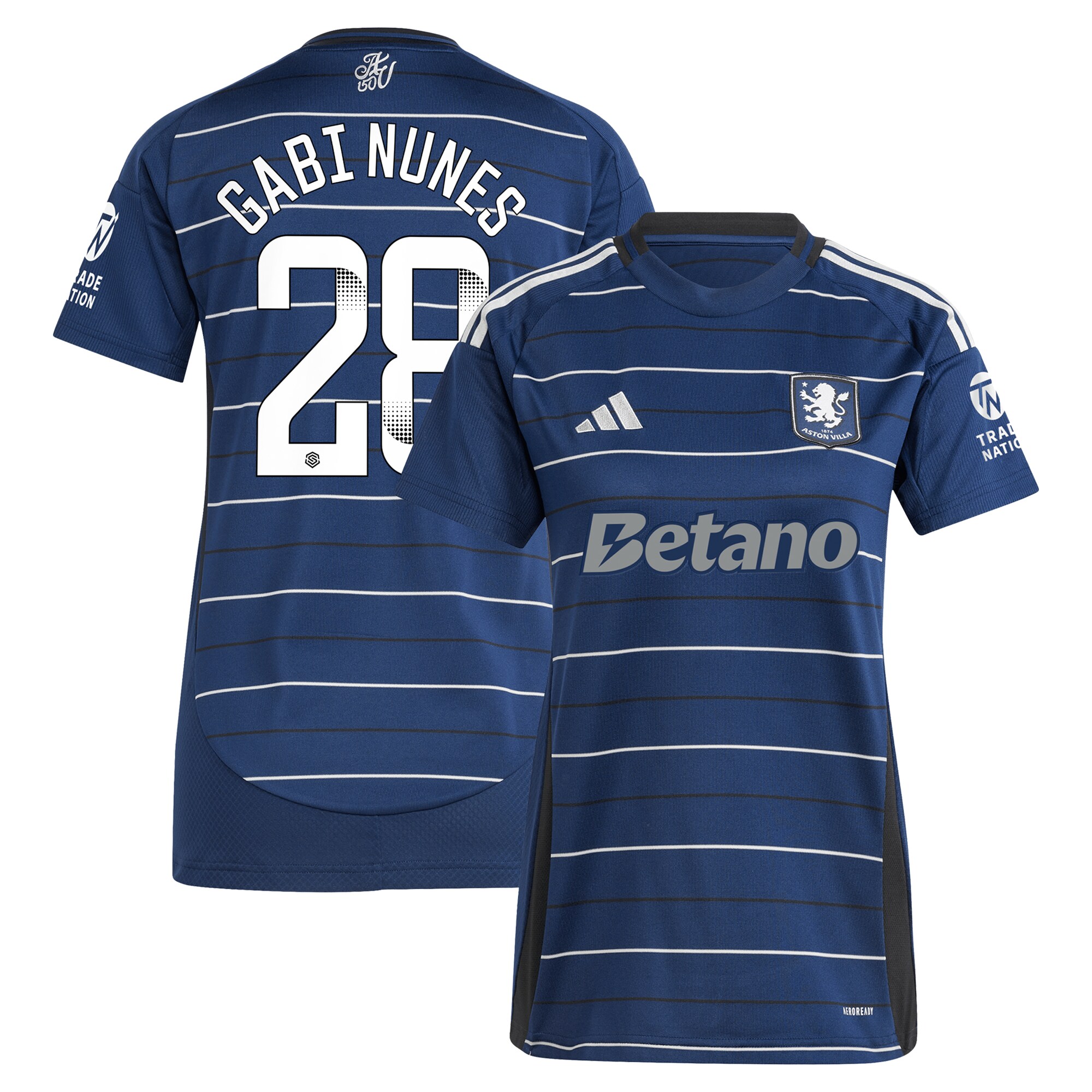 aston villa adidas wsl third shirt 2024-25 – womens with gabi nunes 28 printing Collection | Official Aston Villa Kits for Fans