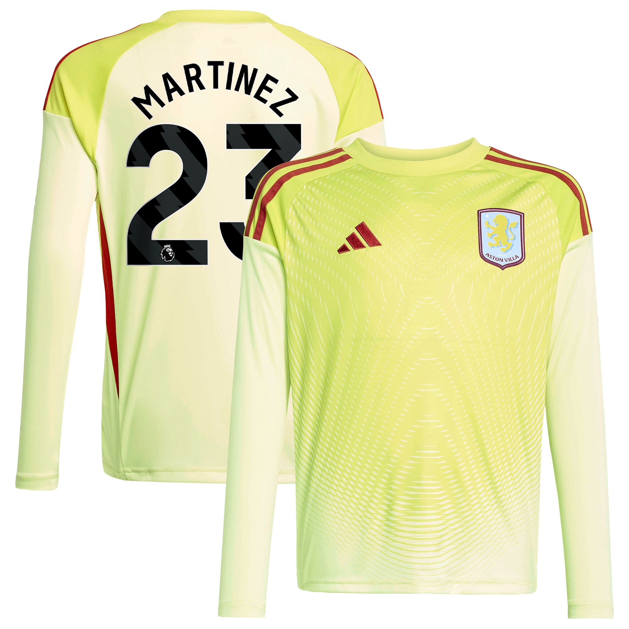 aston villa away goalkeeper shirt 2025-26 – kids with martinez 23 printing Collection | Official Aston Villa Kits for Fans