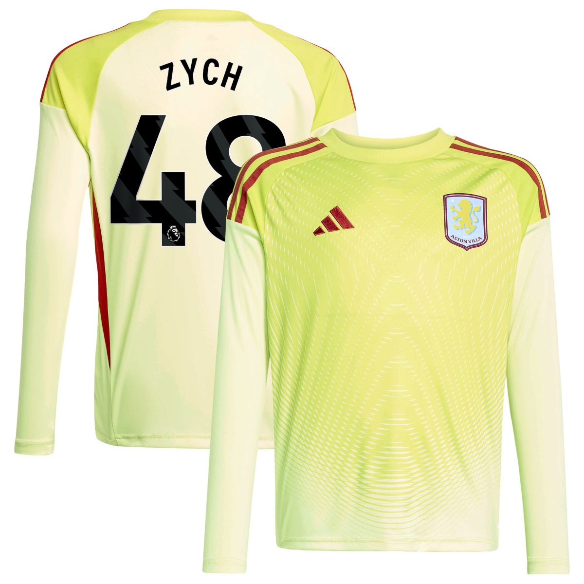 aston villa away goalkeeper shirt 2025-26 – kids with zych 48 printing Collection | Official Aston Villa Kits for Fans