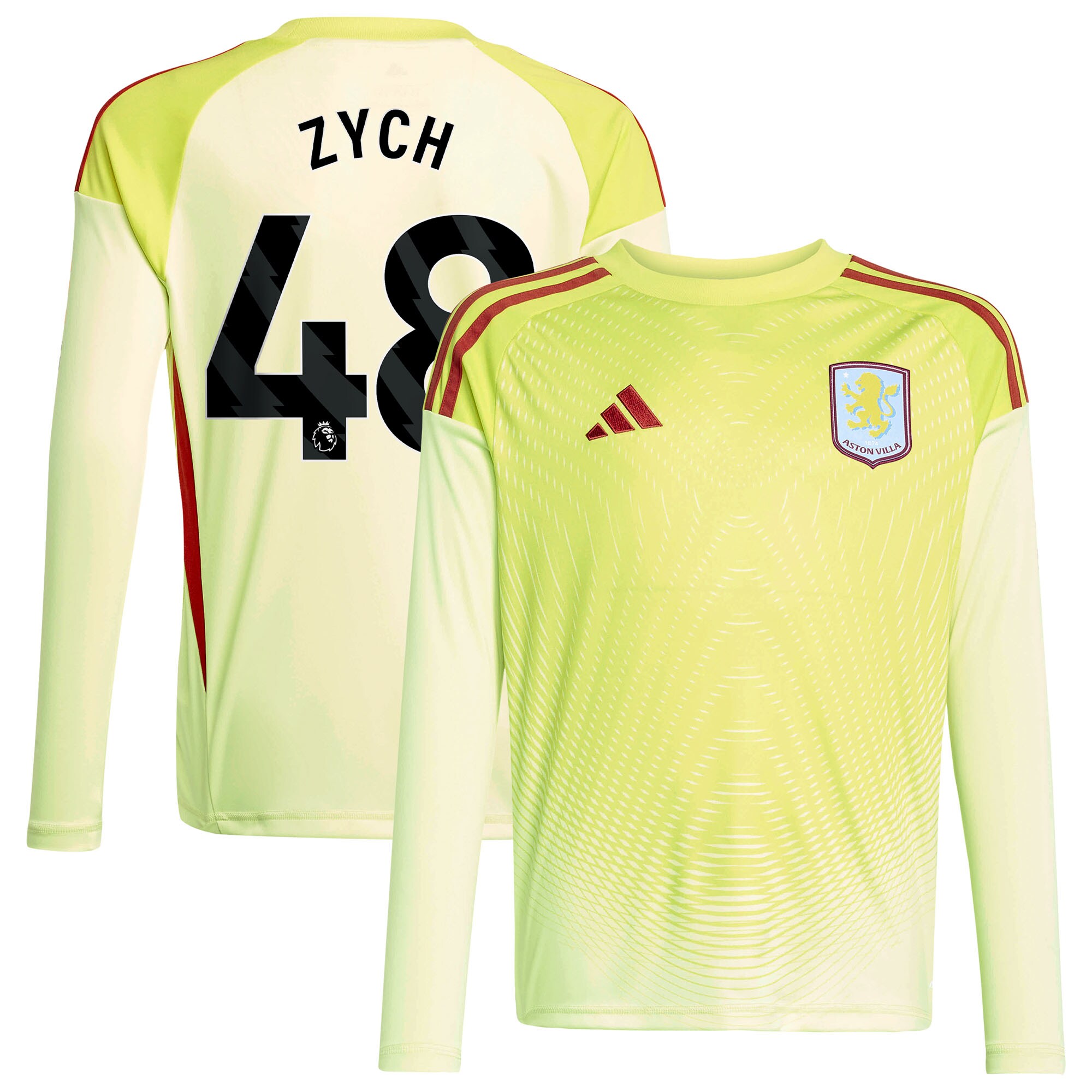 aston villa away goalkeeper shirt 2025-26 – kids with zych 48 printing Collection | Official Aston Villa Kits for Fans