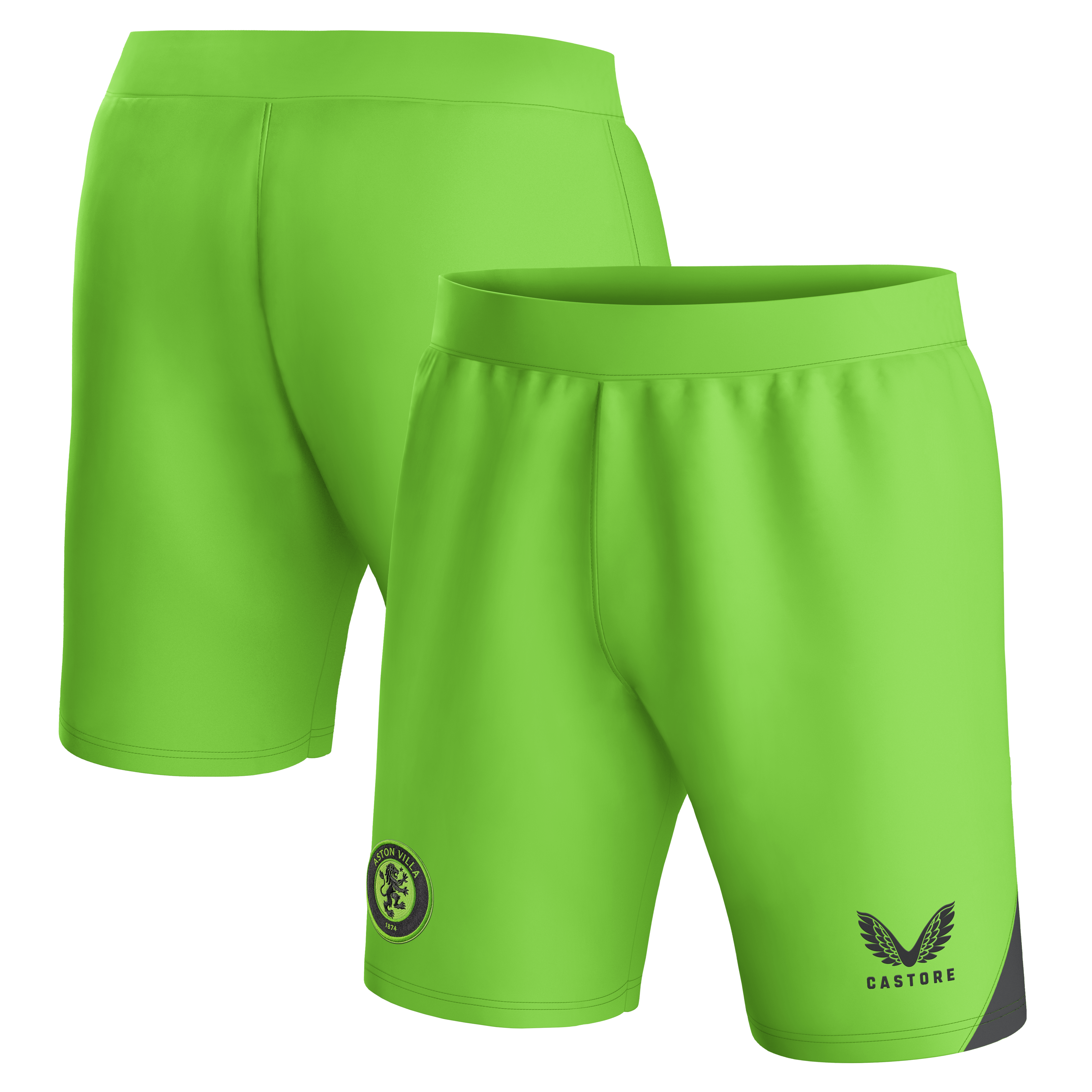 aston villa castore away goalkeeper shorts 2023-24 – kids – 13385917 with custom printing Collection | Official Aston Villa Kits for Fans