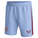 aston villa castore away shorts 2023-24 – kids with custom printing Collection | Official Aston Villa Kits for Fans