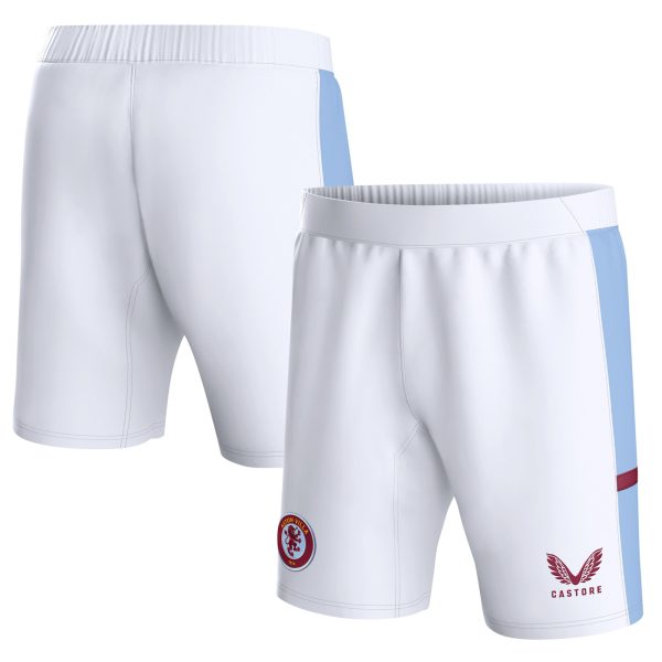 aston villa castore home shorts 2023-24 – kids with custom printing Collection | Official Aston Villa Kits for Fans