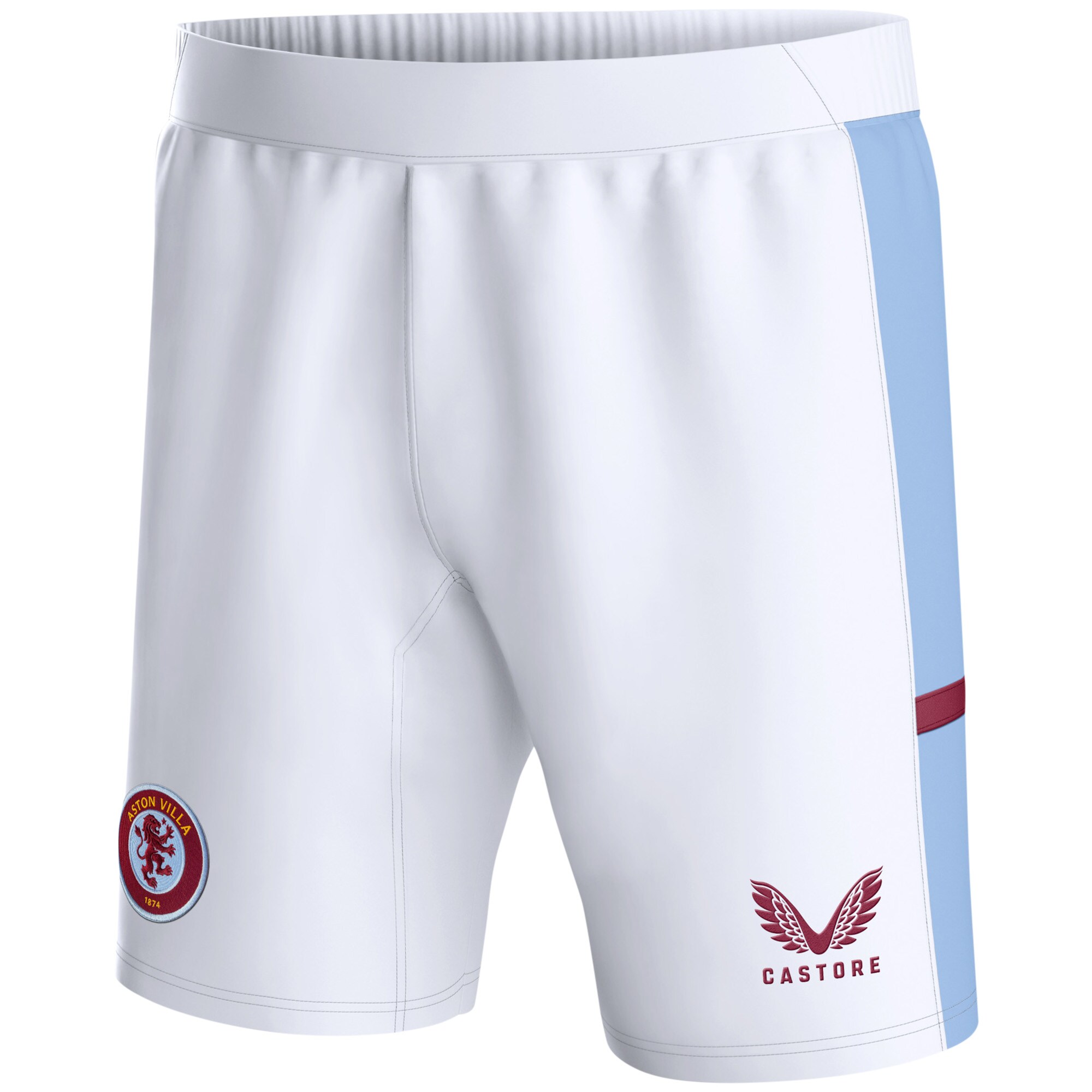 aston villa castore home shorts 2023-24 – kids Collection | Official Aston Villa Kits for Fans