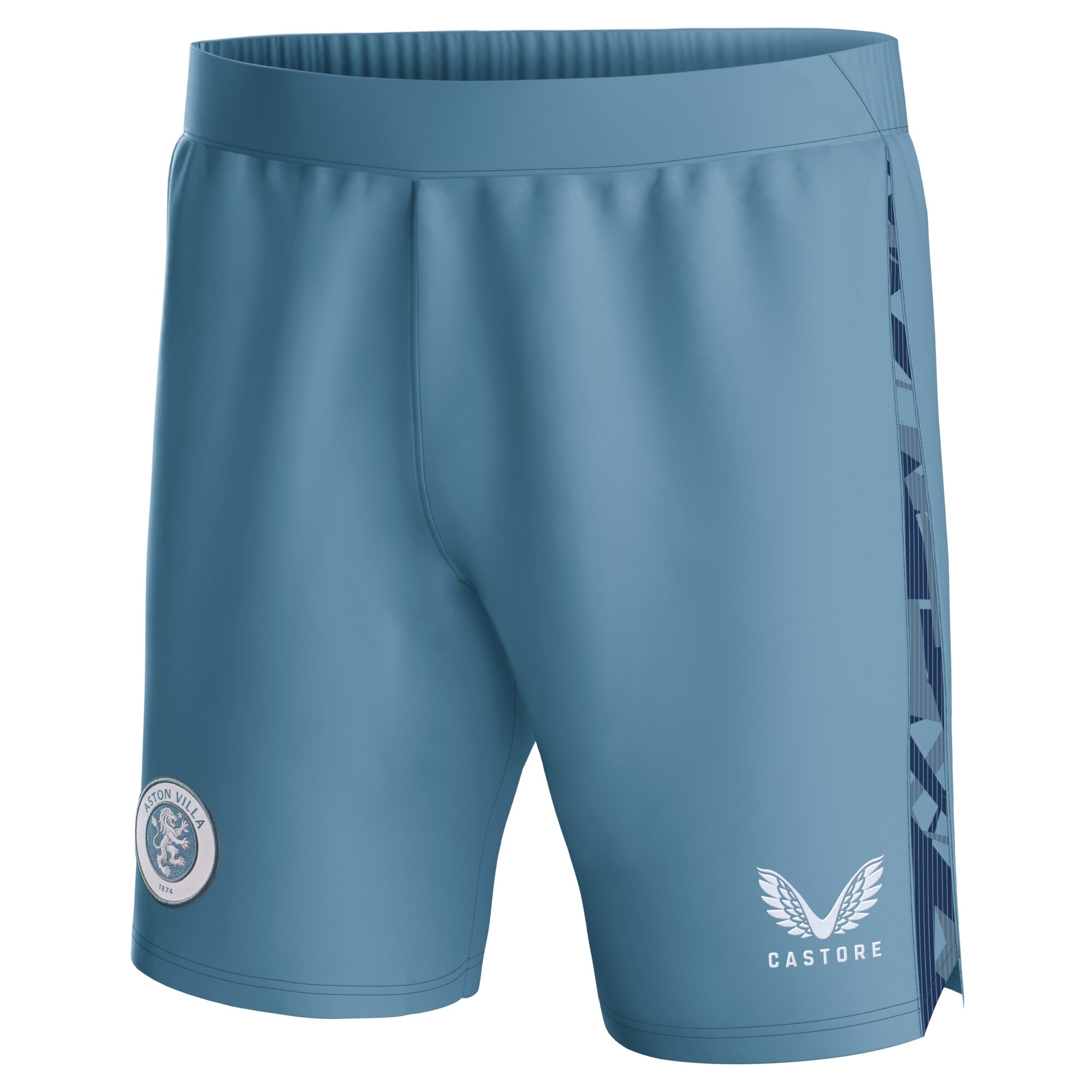 aston villa castore third shorts 2023-24 – kids with custom printing Collection | Official Aston Villa Kits for Fans