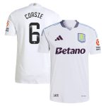aston villa wsl adidas away authentic shirt 2024-25 with corsie 6 printing Collection | Official Aston Villa Kits for Fans