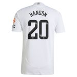 aston villa wsl adidas away authentic shirt 2024-25 with hanson 20 printing Collection | Official Aston Villa Kits for Fans