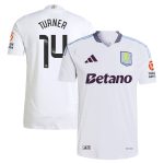 aston villa wsl adidas away authentic shirt 2024-25 with turner 14 printing Collection | Official Aston Villa Kits for Fans