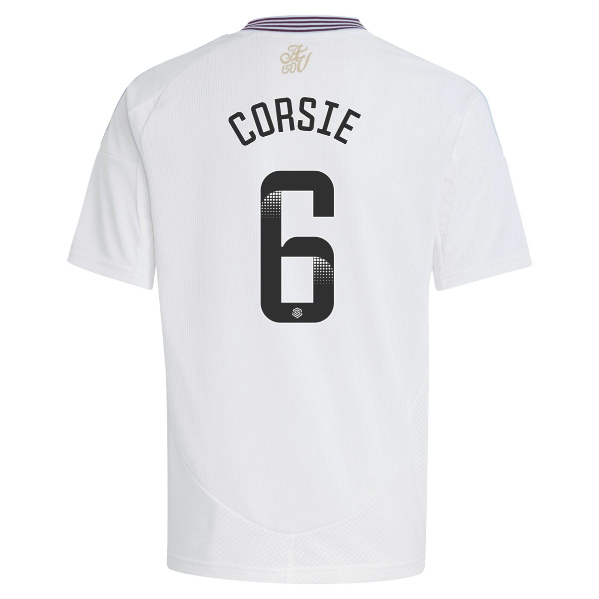 aston villa wsl adidas away shirt 2024-25 – kids with corsie 6 printing Collection | Official Aston Villa Kits for Fans